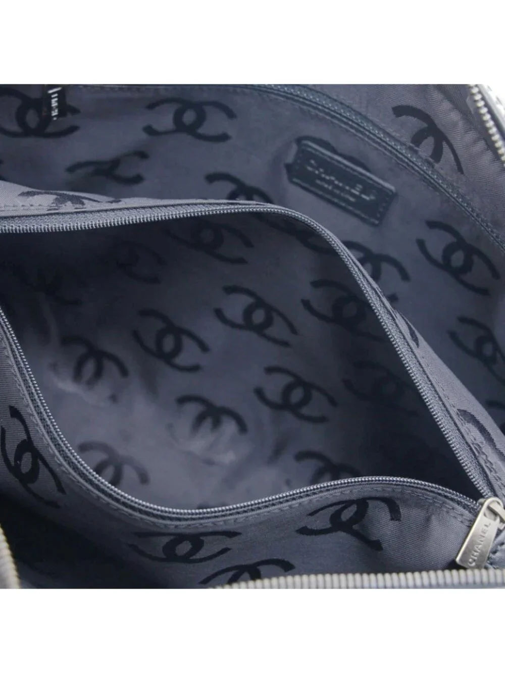 Chanel Wild Stitch Handbag Black Leather